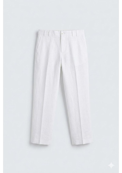 Antioch Lyocell Relaxed Fit Pileli Erkek Pantolon Ekru