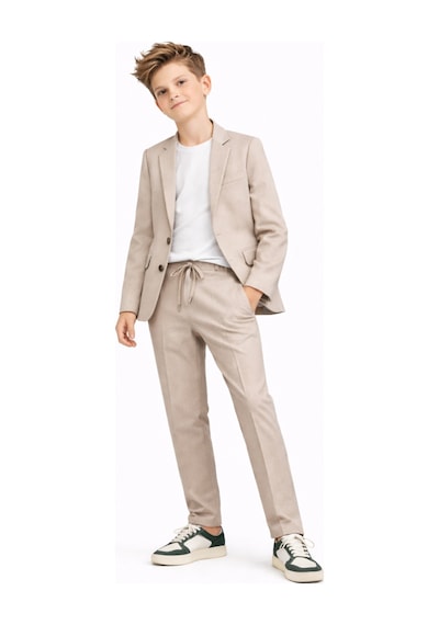 Ahengim Erkek Çocuk Modern Casual Slim Fit Takım Elbise Ak2850 Bej