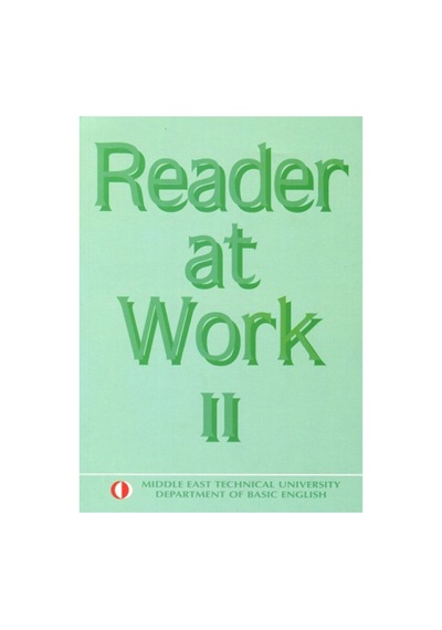 Odtü Yayıncılık Reader At Work 2