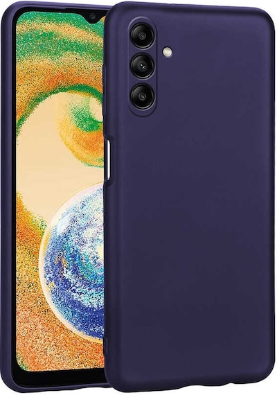 Noktaks - Galaxy Uyumlu A04s Uyumlu - Kılıf Mat Soft Premier Silikon Kapak - Lacivert - T24380 Lacivert