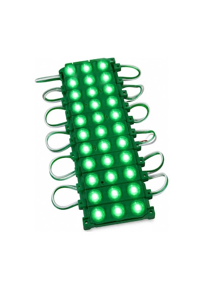 Nyf Benmax 12v Parmak Lamba Modül Led 3 Lü Yeşil 10 Lu Bx12 056