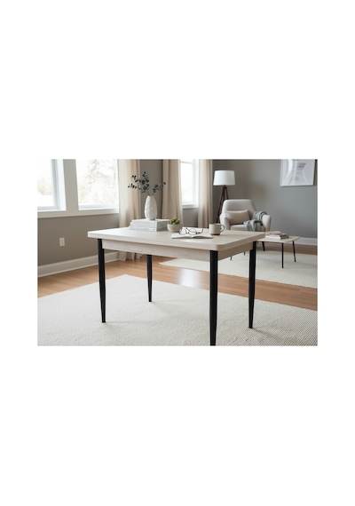 Tool Aksesuar T-6035 Traverten Mdf 70x120 4-6 Kişilk Mutfak Masası