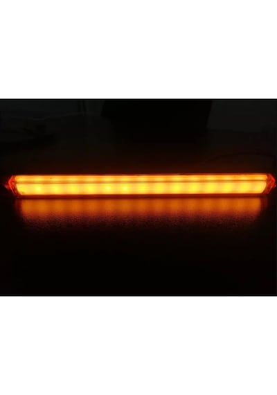 Ahmet Otomotiv Parmak Led Sarı Renk Neon 24cm 15 Led 12v-24v