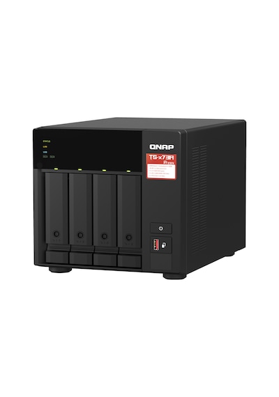 Qnap 4diskli Ryzen V1500b-8gb Ram-2-2.5gbe Nas Server Ts-473a