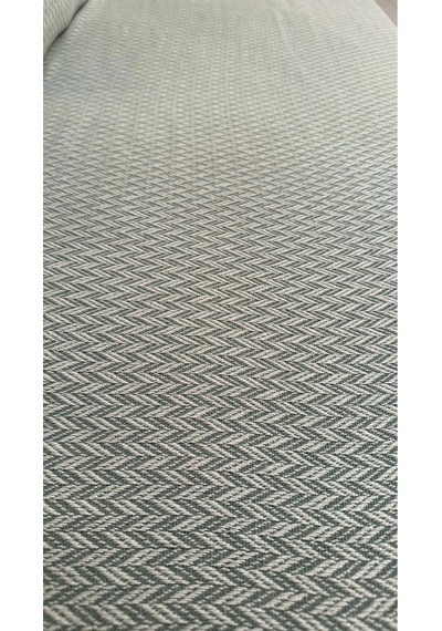 Lunga Vita Başak Desen Dokuma %100 Pamuklu Çok Amaçlı Pike Koltuk Örtüsü 180x230 Fıstık Yeşili