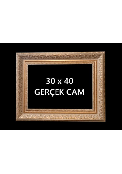 30 X 40 Fotograf Resim Belge Serifika Diploma Çerçevesi Gerçek Camlı 018