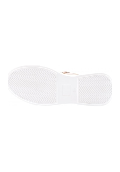Dgn Es854-23y Kadin Kalin Taban Silver Taş Bağcikli Sneakers Ayakkabi ES854-2007-R12632 Ten