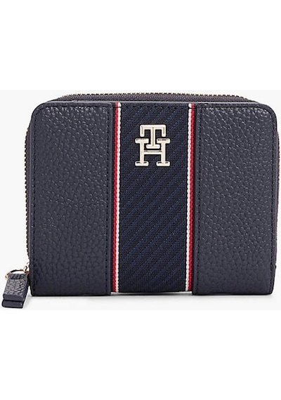 Tommy Hilfiger Monogram Kadın Lacivert Fermuarlı Cüzdan Os Çok Renkli