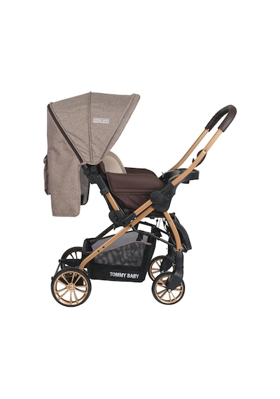 Tommybaby TB-980 Gold Çift Yön Lüx Bebek Arabası Puset Füme