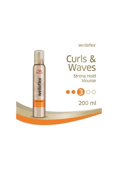 Lexroo Wella Wellaflex Curls & Waves Güçlü Tutuş Saç Köpüğü 200 Mililitre