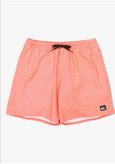 Stretch Printed Volley 16" Hot Coral