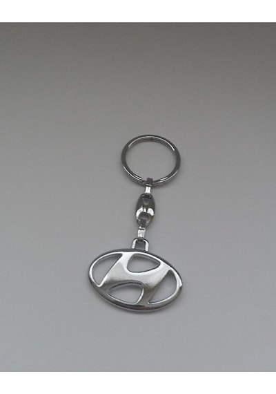 Hyundai Logolu 3D Metal Anahtarlık