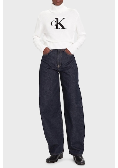 Calvin Klein Bayan Kazak Lv047d354g Yaa Beyaz Beyaz