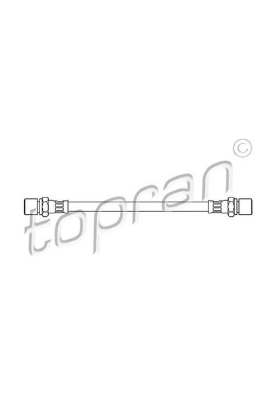 Topran 200914001 755 Fren Hortumu Arka Corsa- b- vectra- b 562094- 562346