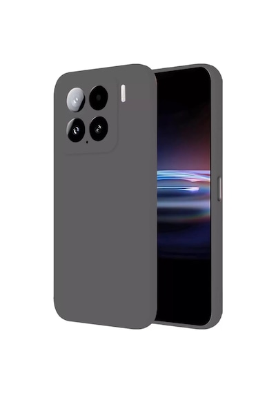Newface Xiaomi Mi 15 Pro Kılıf Nano İçi Kadife Silikon - Gri
