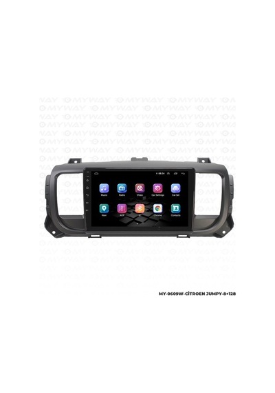 Myway Citroen Jumpy Android Multimedya Carplay Navigasyon Ekran - 8gb Ram+128 Gb Hdd - Myway