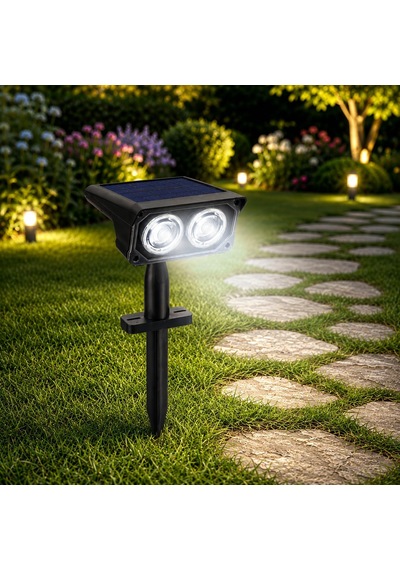 Coverzone Solar Bahçe Lambası 2w Smd Led, Toprak Çubuklu, Güneş E