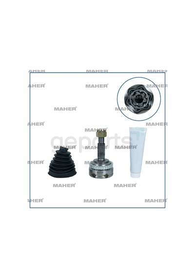 Aks Kafası Diş Vectra B 1996-2003 Astra F 1991-1998 Kalın Freze Absli 29 Diş A - T 22x22x52x144,8