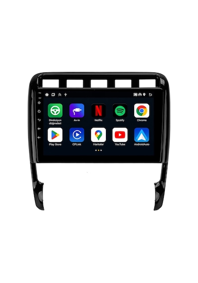 Porsche Cayenne 2003-2010 Android Multimedya Carplay Android Auto Navigasyon Kameralı 4gb Ram 64gb 9"