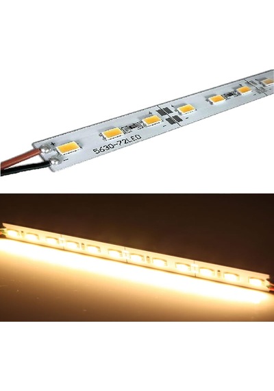 12 Volt 5630 Ledli Led Bar Alüminyum Çubuk 72 Ledli Gün Işığı 10 Adet