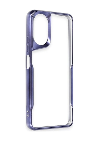 Oppo A38 Uyumlu Kılıf Boyi Silikon Kapak - Lacivert