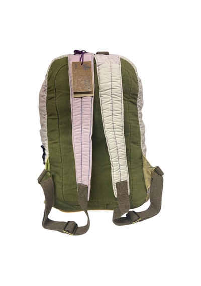 Old Cotton Cargo Kaliteli Tek Bölmeli Vintage Disayn Günlük Gezi Spor Okul Sırt Çantası Patchwork Komor 29x42cm Siyah