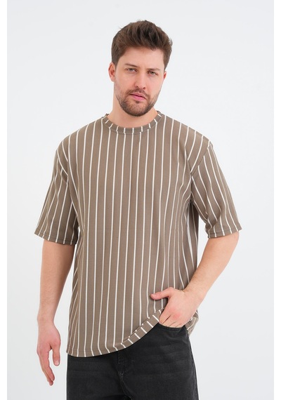 Redline Shift Erkek Oversize Tişört Kahverengi