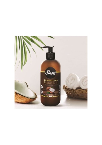 Sivi Sabun Premium Brown Care Doğal Hindistan Cevizi 500 Ml 12'li Paket