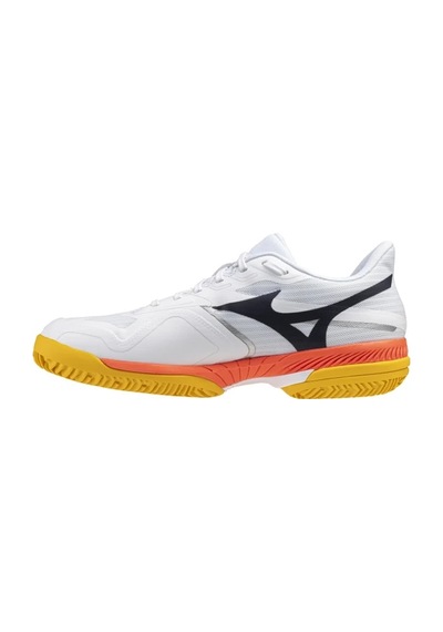 Mizuno Wave Exceed Court Cc Erkek Tenis Ayakkabısı Beyaz / Turuncu Çok Renkli