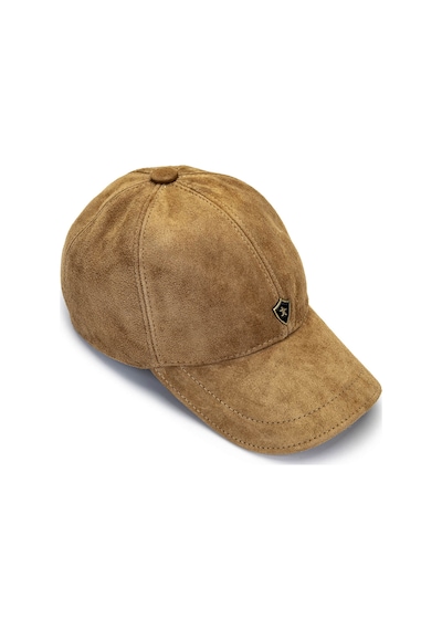 Tamer Tanca Erkek Vegan Bej Şapka 524 1009 Sapka Sk20-21 Camel Suet Taba