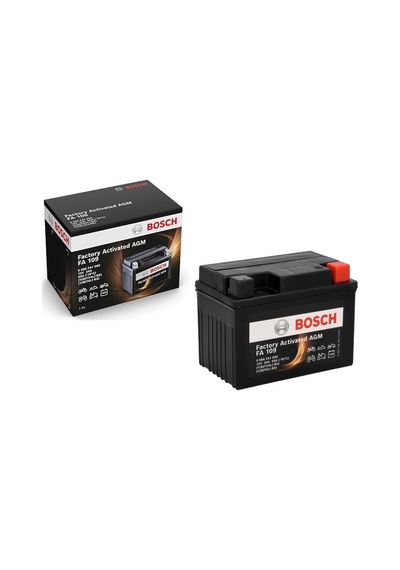 Bosch Motosiklet Bakımsız Akü Fa109 Tx4l 12v 4 Ah 2 Yıl
