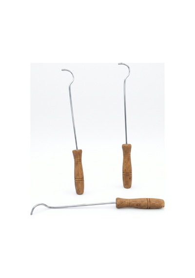 Metal Soba Kapak Açacağı - Ahşap Saplı - Güvenli Kullanım