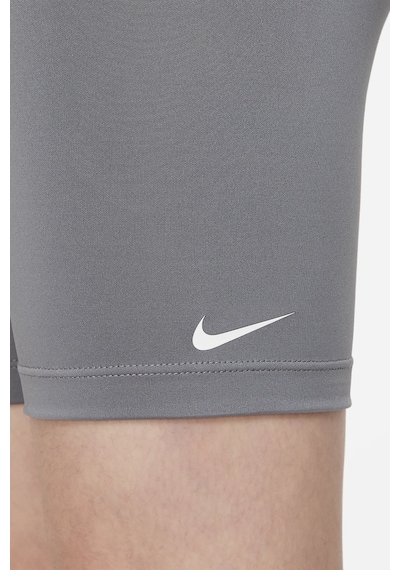 Nike One Kids Bike High Rise Leggings Shorts Yüksek Belli Kız Çocuk Biker Tayt Şort Gri