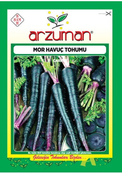 Arzuman Şalgamlık Mor-Siyah Havuç Tohumu 10 G
