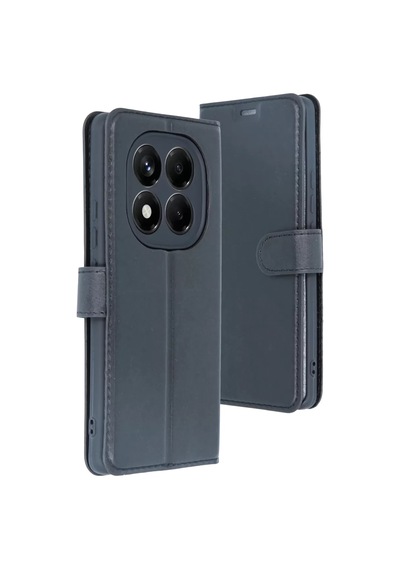 Newface Xiaomi Redmi Note 15 4g Trend S Plus Kapaklı Kılıf - Siyah Koyu Mavi Diğer