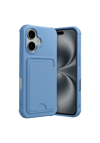 Northcity Apple İphone 17 Uyumlu Kelvin Kartvizitli Silikon - Mavi