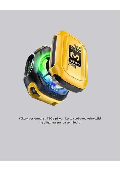 Rgb Işıklı Telefon Soğutucu 2000mah Kablosuz Kullanım