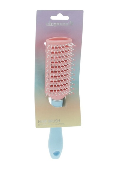 Eleganza Renkli Saç Fırçası 24 X 6 X 5 Cm - 6 Adet Tarı