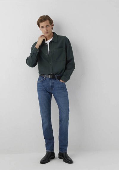 Mavi Marcus Slim Straight İndigo Erkek Jean Pantolon 00351a4072