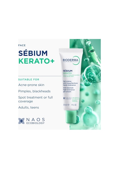 Bioderma Sébium Kerato Sivilce Ve Akne Lekesi Karşıtı Aha, Bha, Salisilik Asit İçeren Bakım Kremi 30 Ml