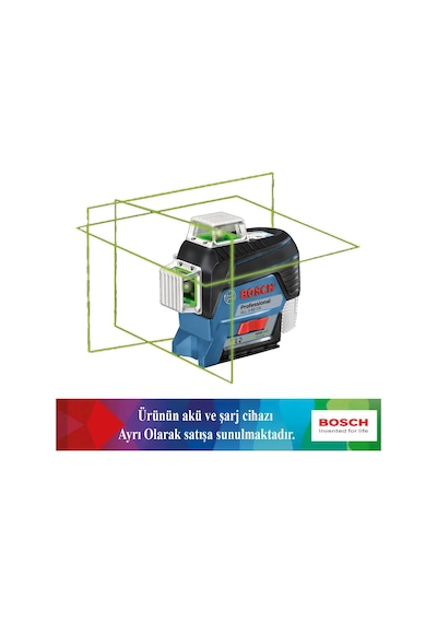 Bosch Gll 3-80 Cg akü ve Şarj Yoktur  0601063t03