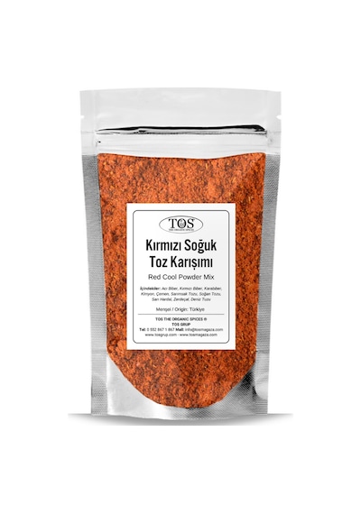 Tos The Organic Spices Kırmızı Soğuk Toz Karışımı 250 G