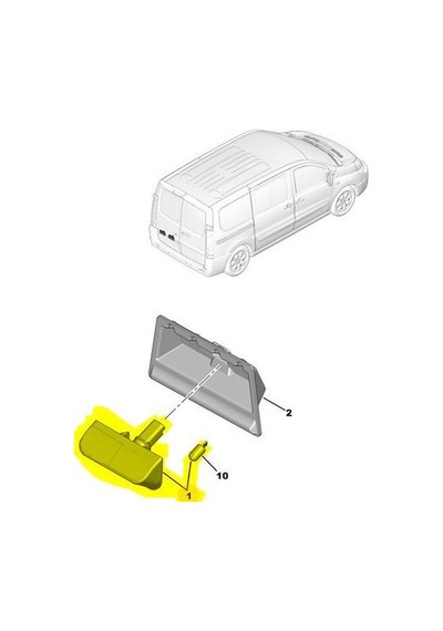 Fiat Scudo Plaka Lamba 2007-2016 6340e9 1.6 Jtd, 2.0 Jtd
