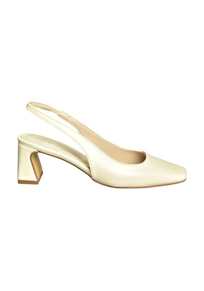 Fox Shoes U654080509 Bej Kalın Topuklu Kadın Ayakkabı Bej