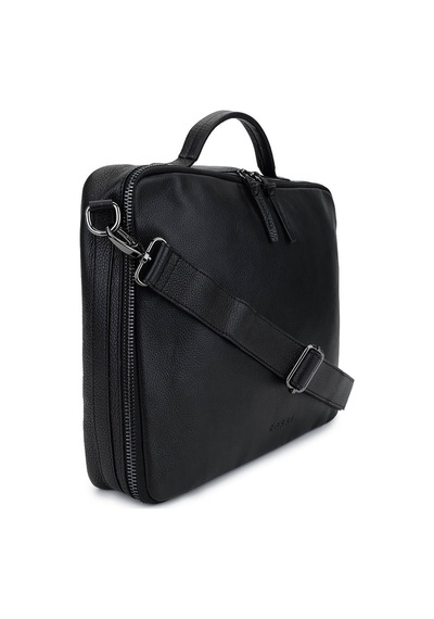 Bruno Shoes Bruno Rossi Bag Erkek Hakiki Deri Siyah Evrak Çantası 1048 330 Erk Canta Sk24-25 Nero Siyah