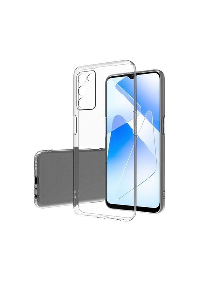 Oppo A55 5g Kılıf İnce Ve Esnek Şeffaf Süper Silikon