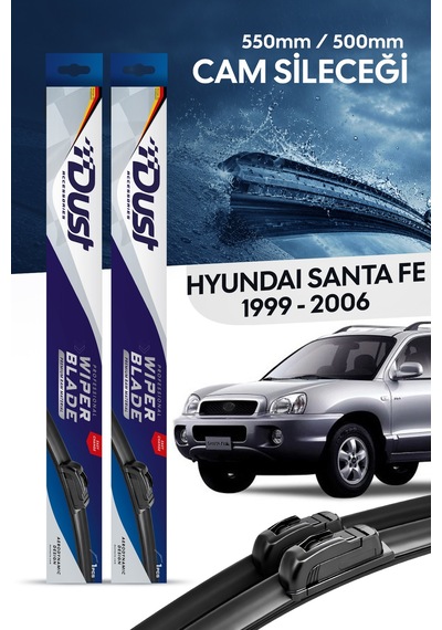 Hyundai Santa Fe Silecek Takımı 1999-2006 Uyumlu 550mm/500mm