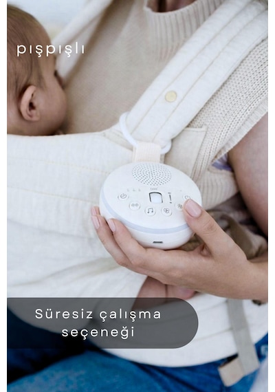 Breez Beyaz Gürültü Makinesi | Pışpışlı Ninnili | Radyasyon İçermeyen Uyku Arkadaşı