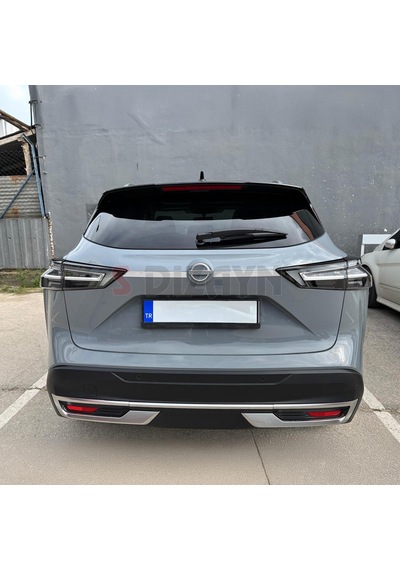 S-dizayn Nissan Qashqai Krom Bagaj Çıtası 2 Prç. 2021 Üzeri A+ Kalite Mat Krom
