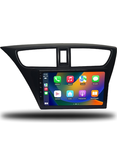 Redhat Honda Civic Hb Euro Android Carplay Multimedya 2013-2017 2gb Ram + 32gb Hafıza + 4 Çekirdek